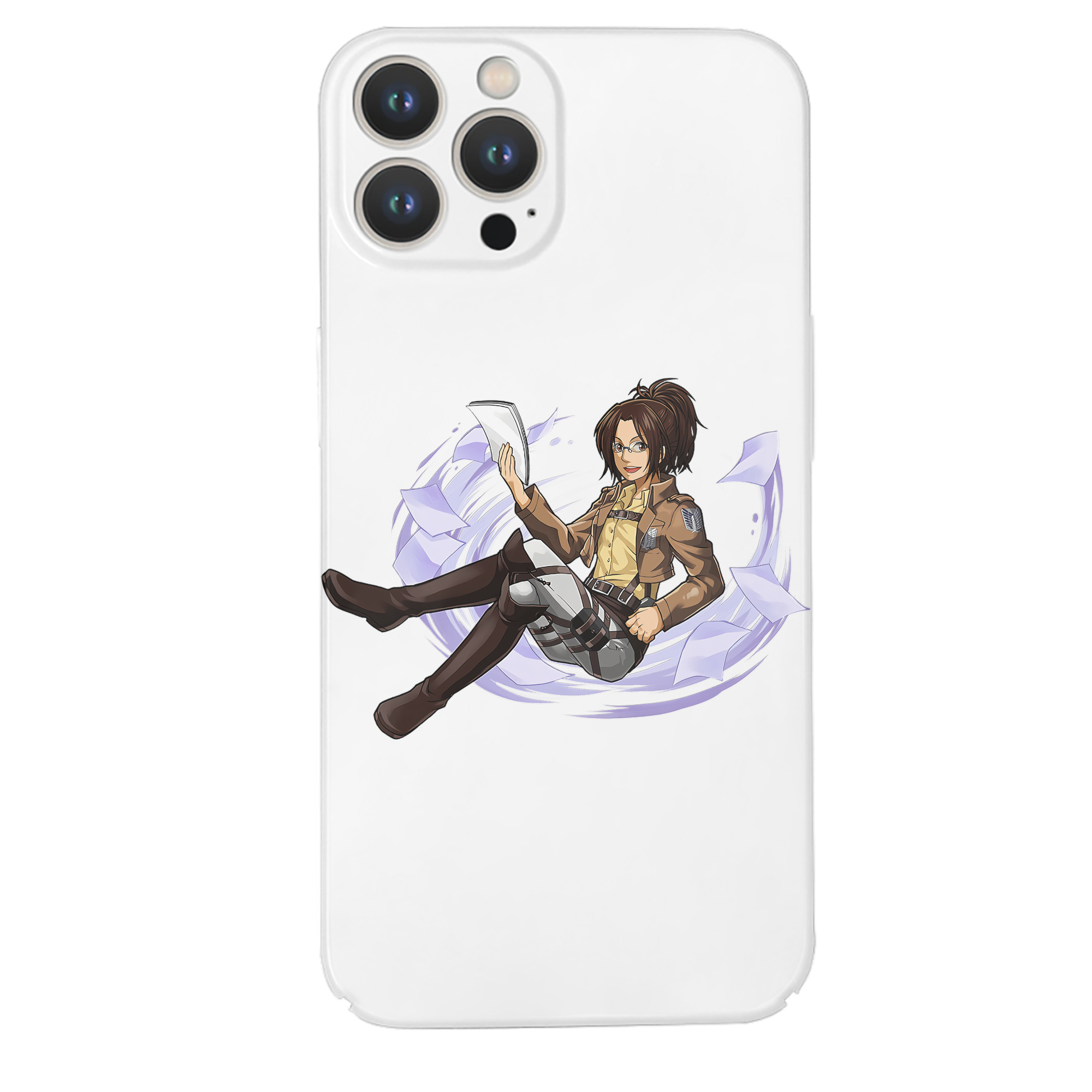 （画像用） 進撃の巨人 ハンジ·ゾエ Attack on Titan Hanji Zoe 【iPhone 14シリーズ対応】ハードケース